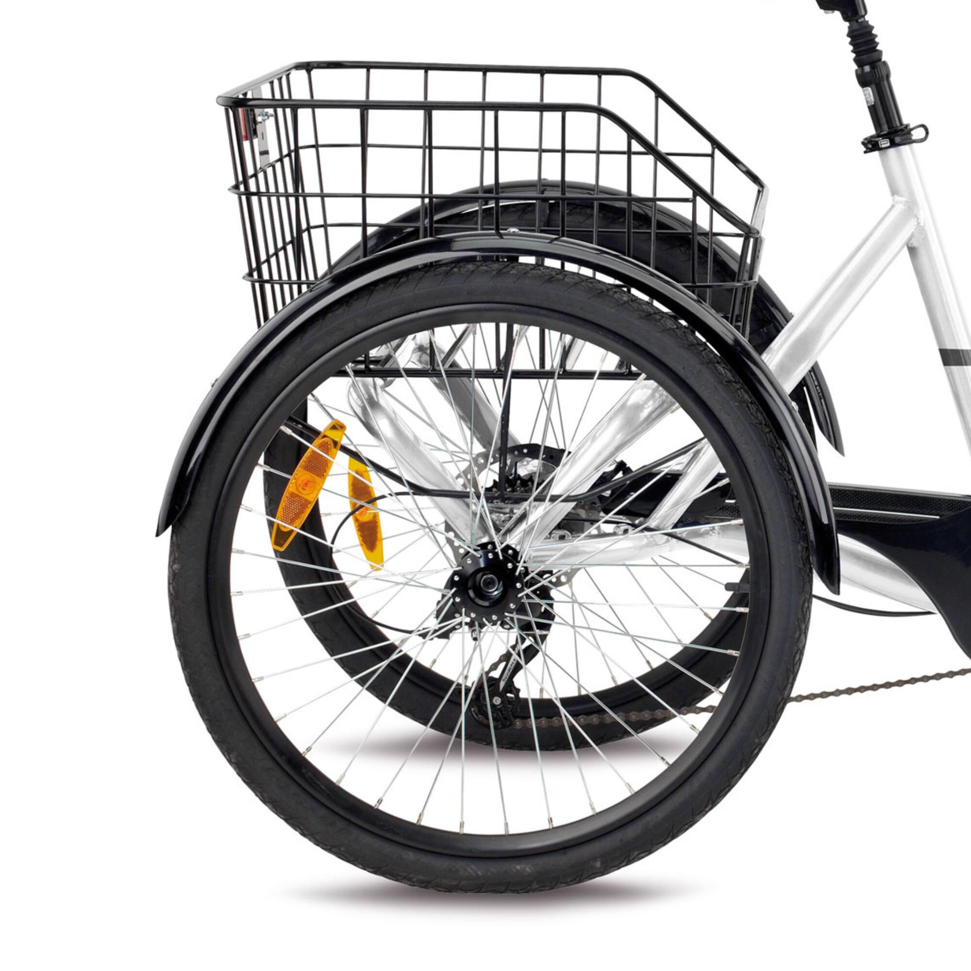Triciclo de carga trasera 24" MONTY JOG24  Blanco -CD 2/5