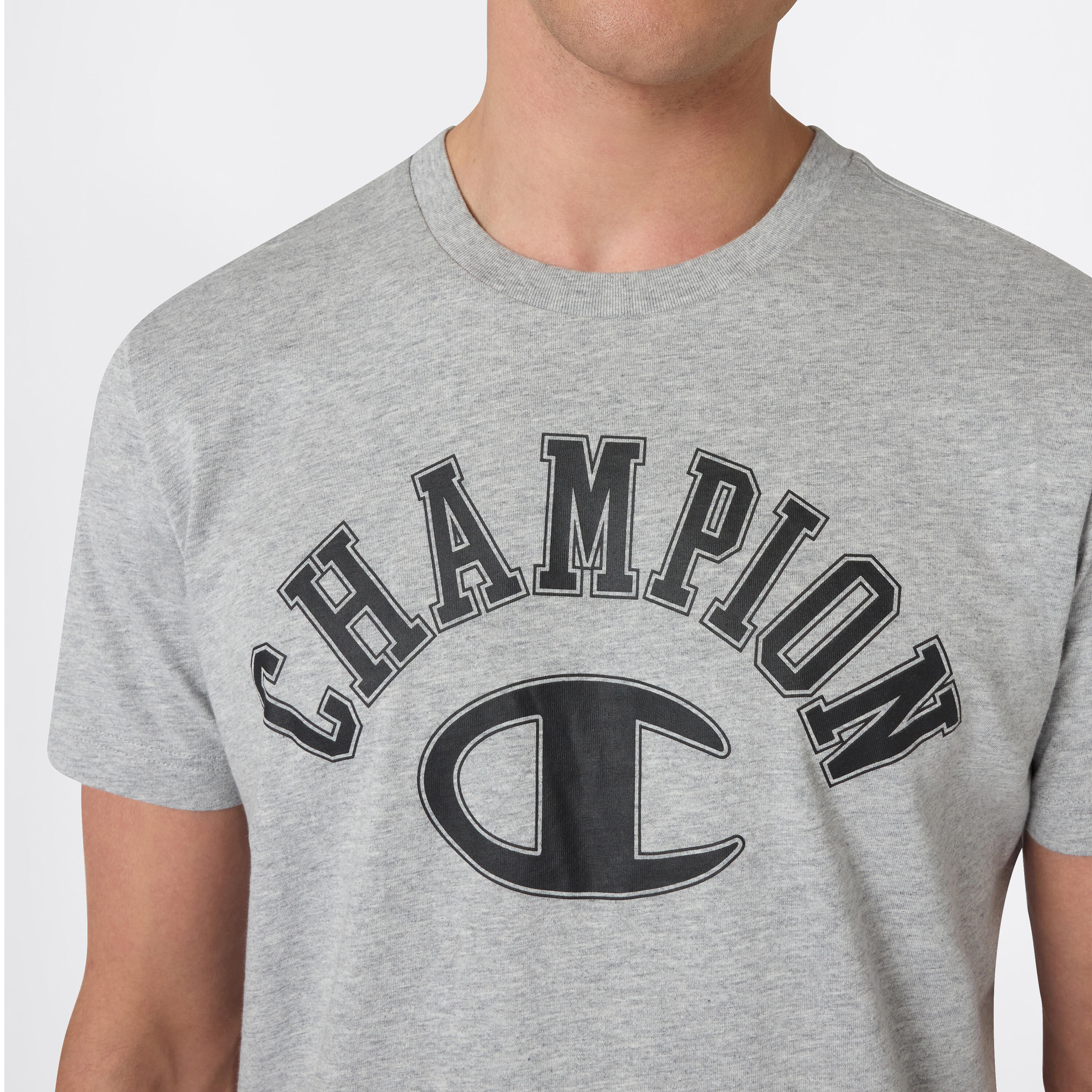 Tee-shirt regular Champion, homme, noir 3/4