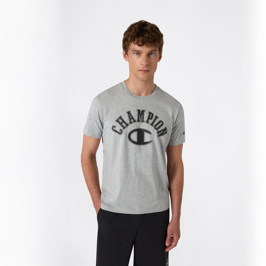 Champion regular t-shirt, men's, black