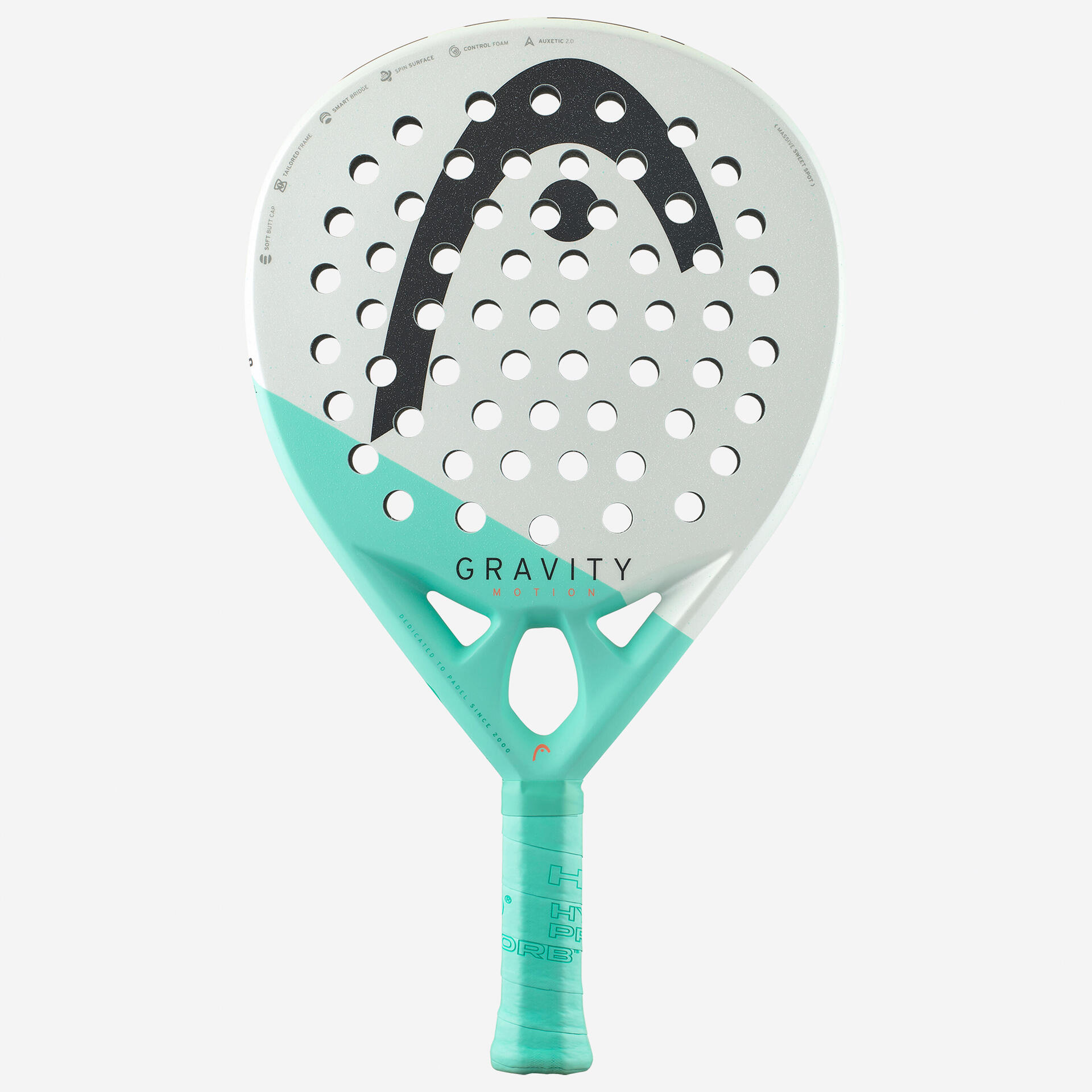 packshot raquette head gravity