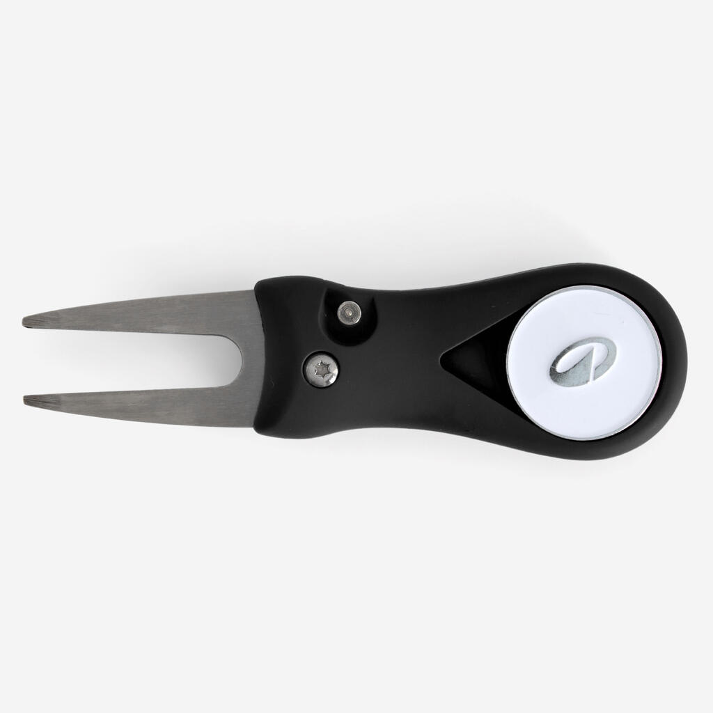 Golf automatic divot repair tool - INESIS black