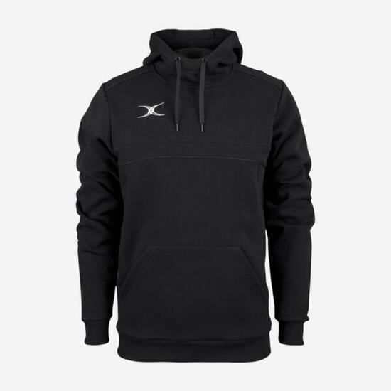 Sweat de rugby Adulte - Hoodie Photon noir