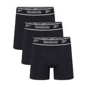 Set de 3 boxeri din bumbac, negru, bărbați