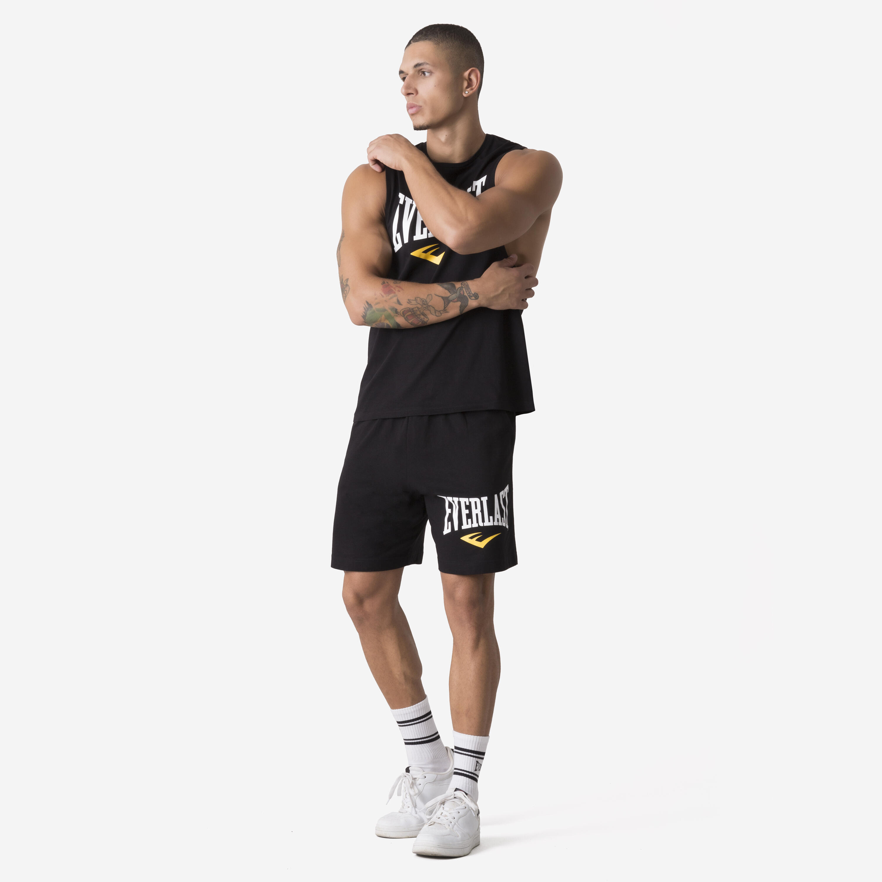 Pánské bavlněné fitness tílko na box 3/3