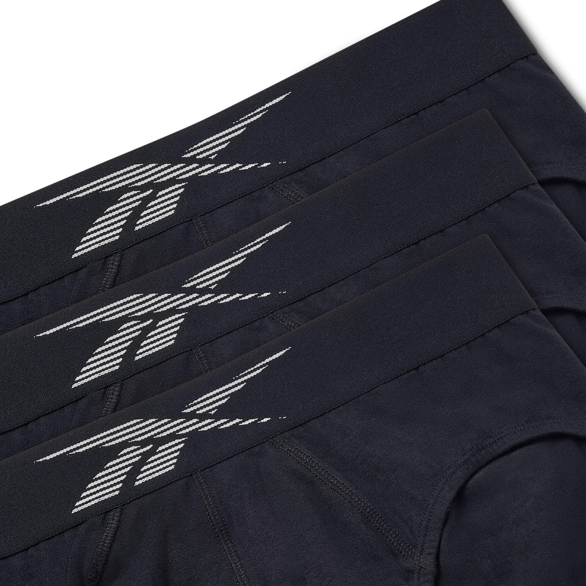 Slips en coton homme, noir, lot de 3 7/8
