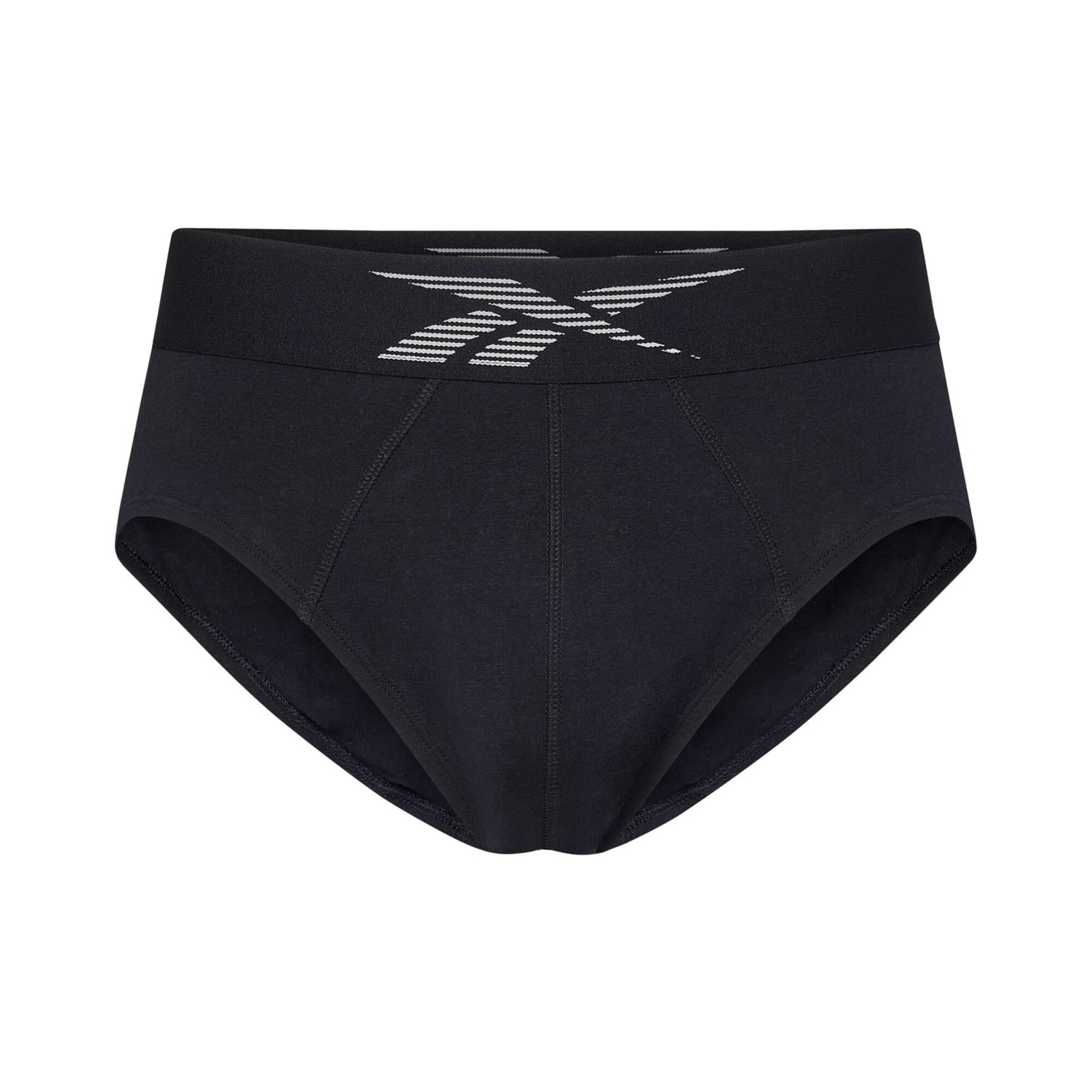 Slips en coton homme, noir, lot de 3 8/8
