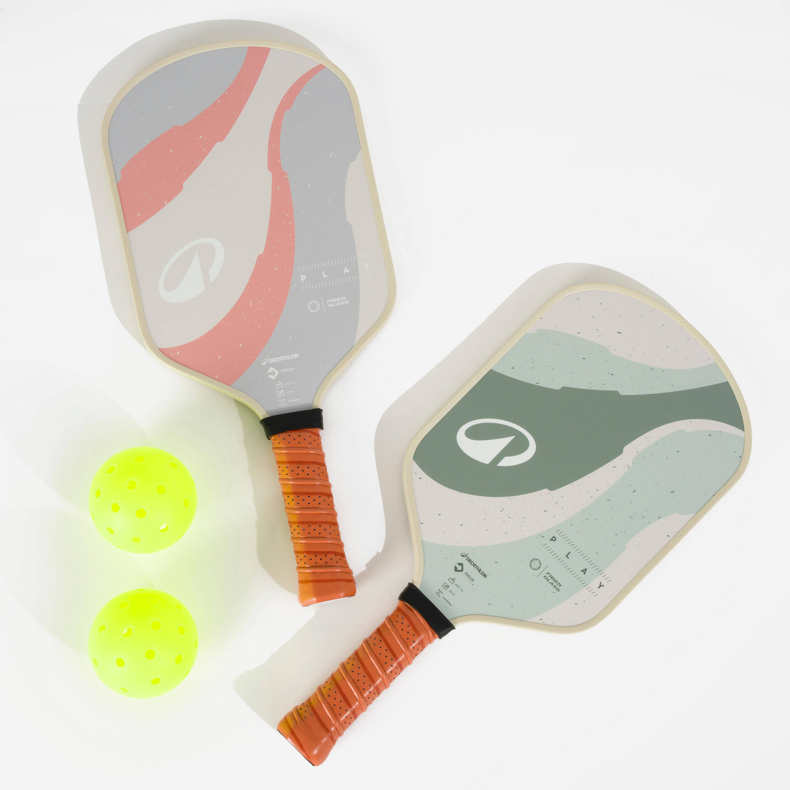 Pickleball Set Play - 2 Rackets, 2 Balls & Carry Bag