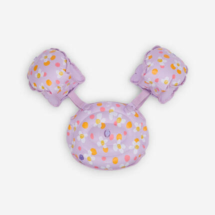 Brassards ceinture évolutifs de piscine Enfant 15-30kg, Tiswim allpop violet
