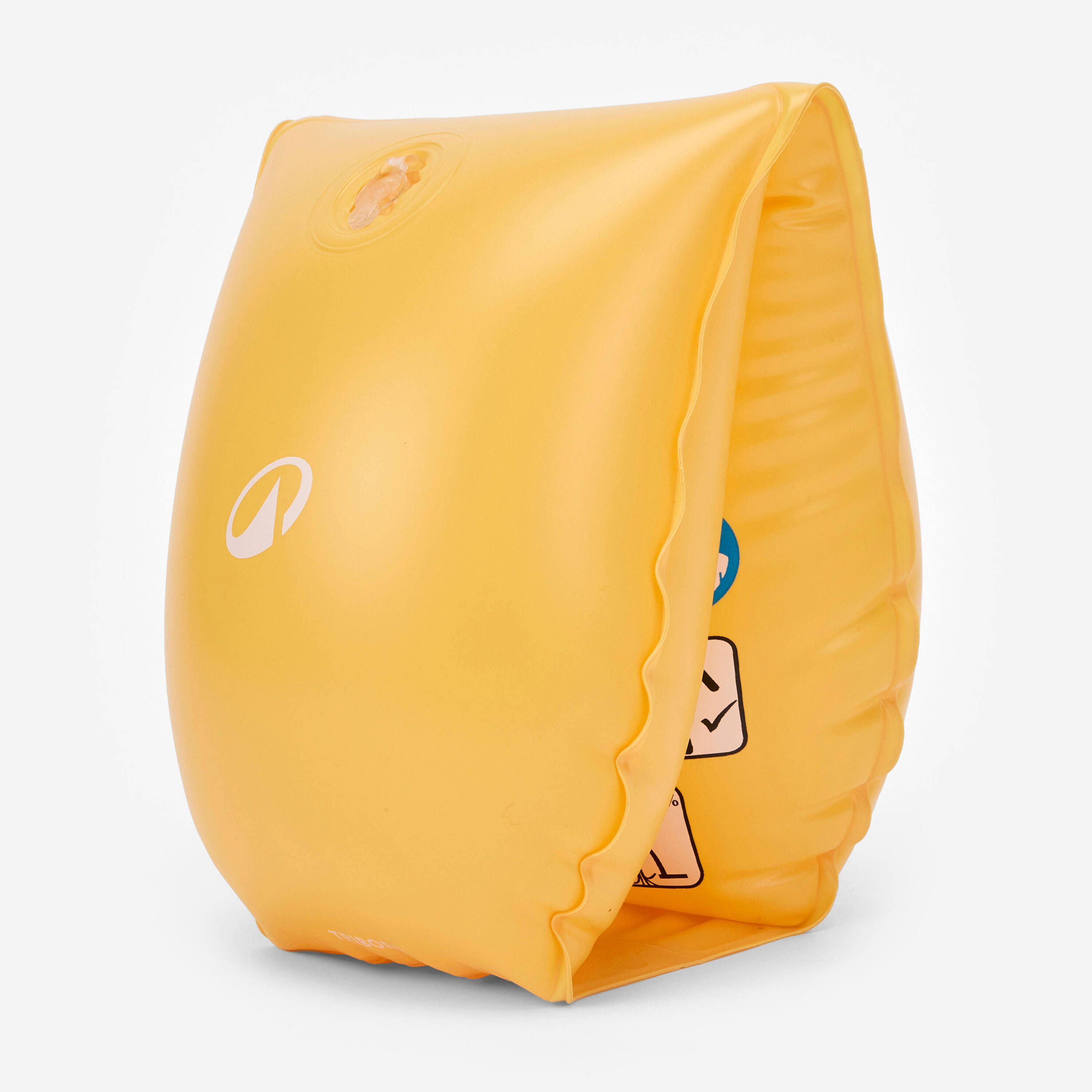 Kids’ swimming armbands 30 kg-60 kg yellow -  2