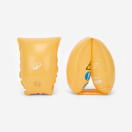 Brassards piscine enfant 30kg-60kg, jaune