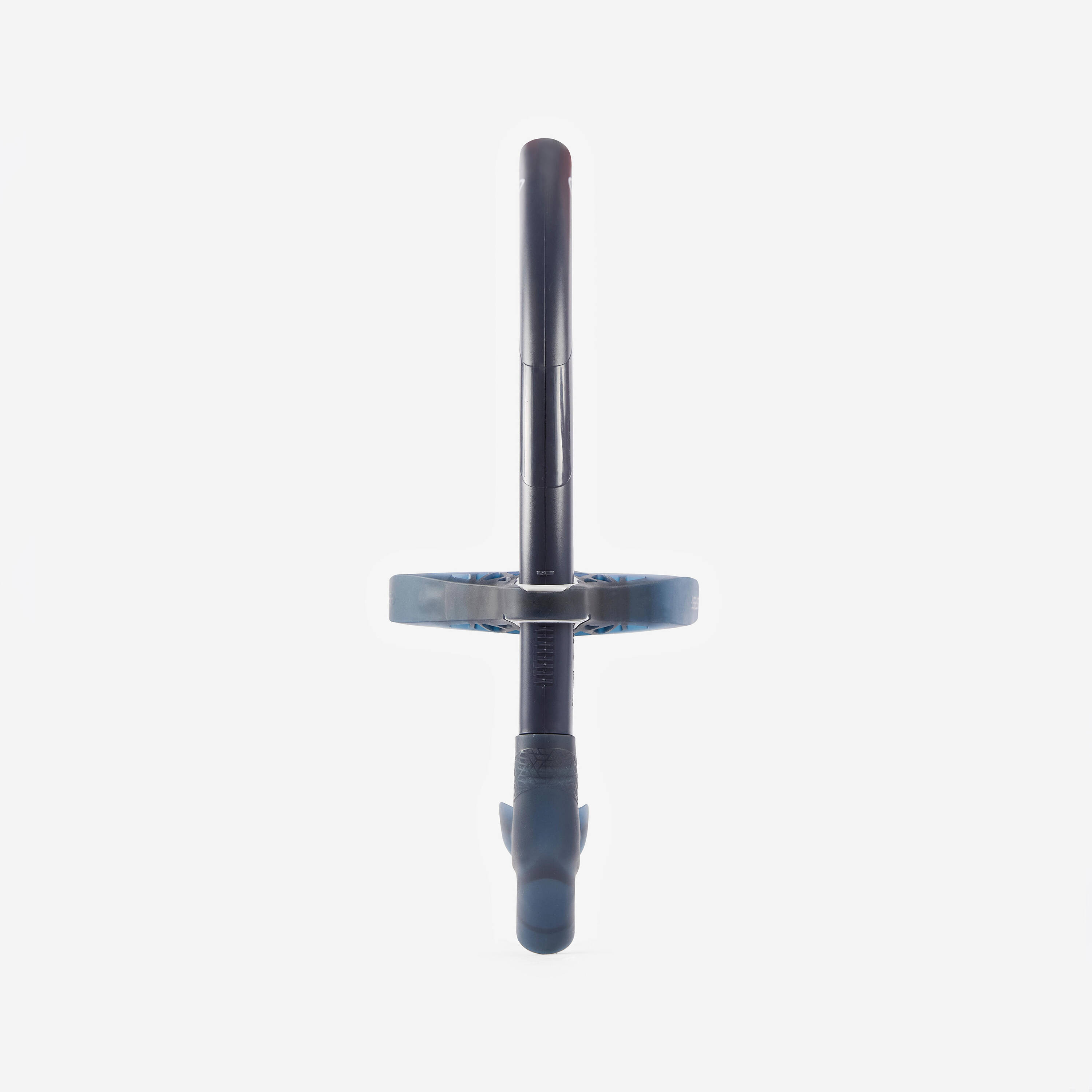Centre-mounted snorkel S/M - blue white -  2