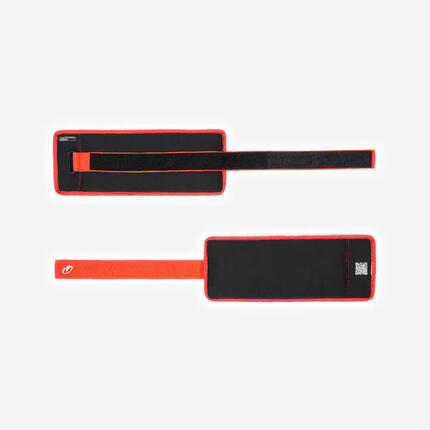 Gewichtsmanschetten Aquagym mit Schnalle 2 × 1 kg - orange