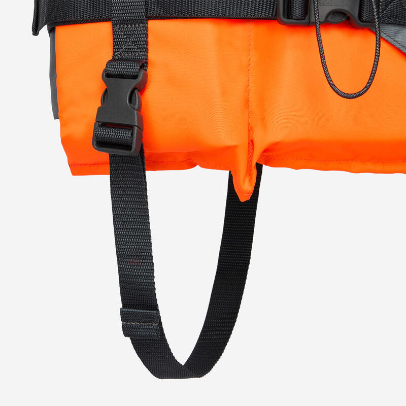 Çocuk Can Yeleği - 15-40 Kg - Turuncu/Gri - LJ100N Easy