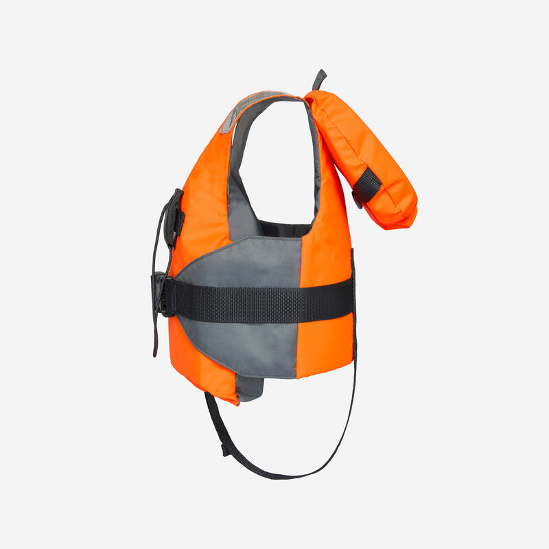 Çocuk Can Yeleği - 15-40 Kg - Turuncu/Gri - LJ100N Easy