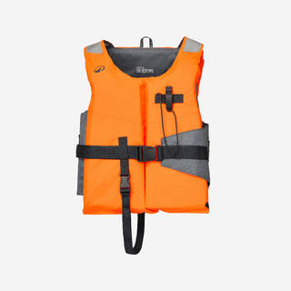 Adult Foam Life Jacket 100N Orange