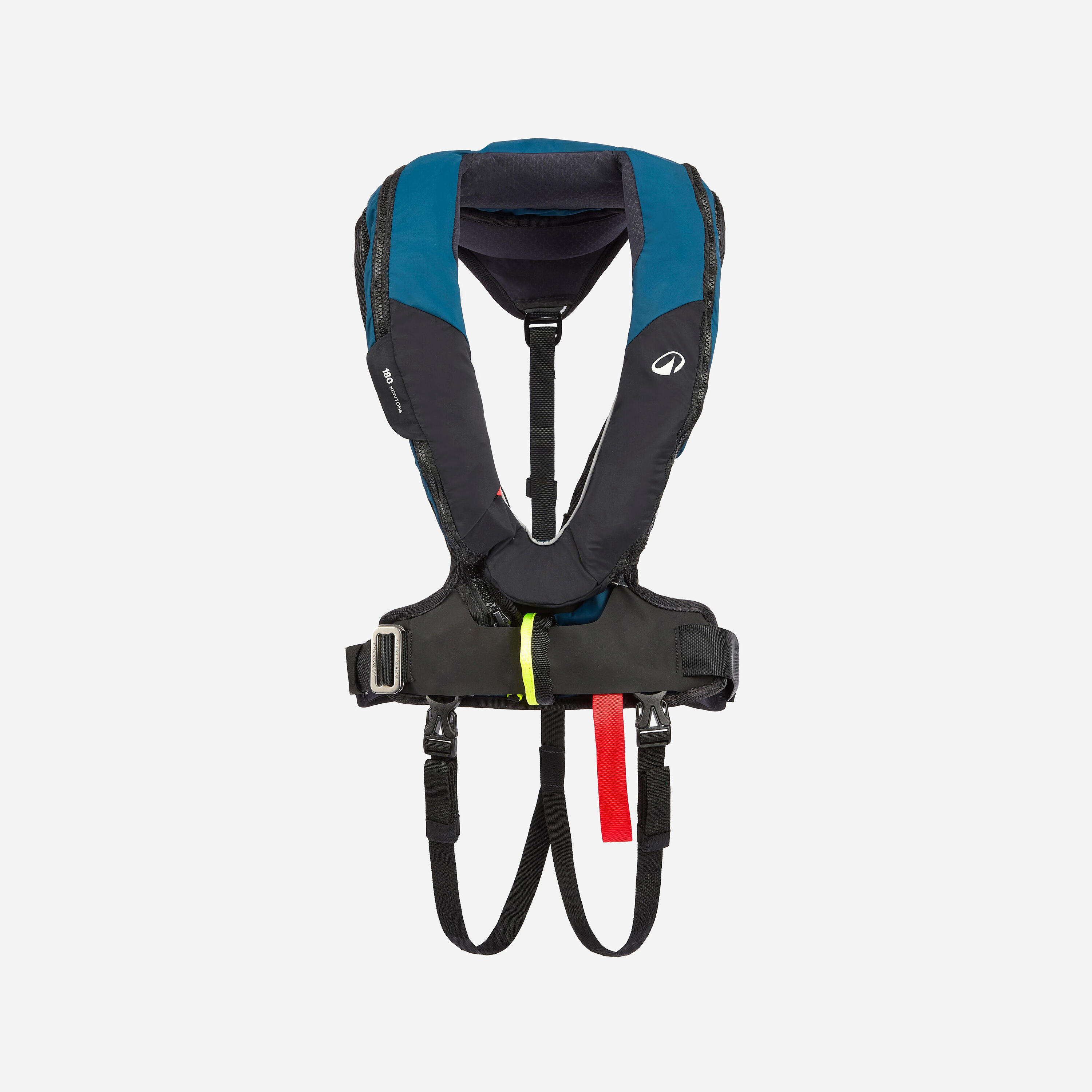 Automatische Rettungsweste LJ 180 Offshore + Gurt, schwarz/petrol 2/19