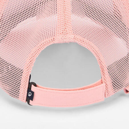 Кепка 500 для вітрильного спорту біла/рожева