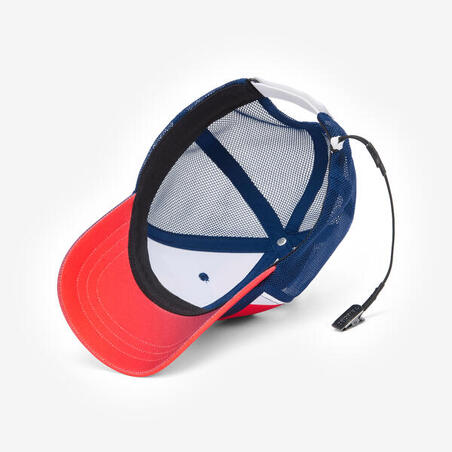 Кепка 500 для вітрильного спорту синя/червона