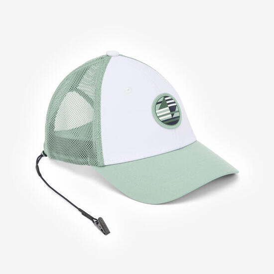 Casquette bateau, 500 blanc vert