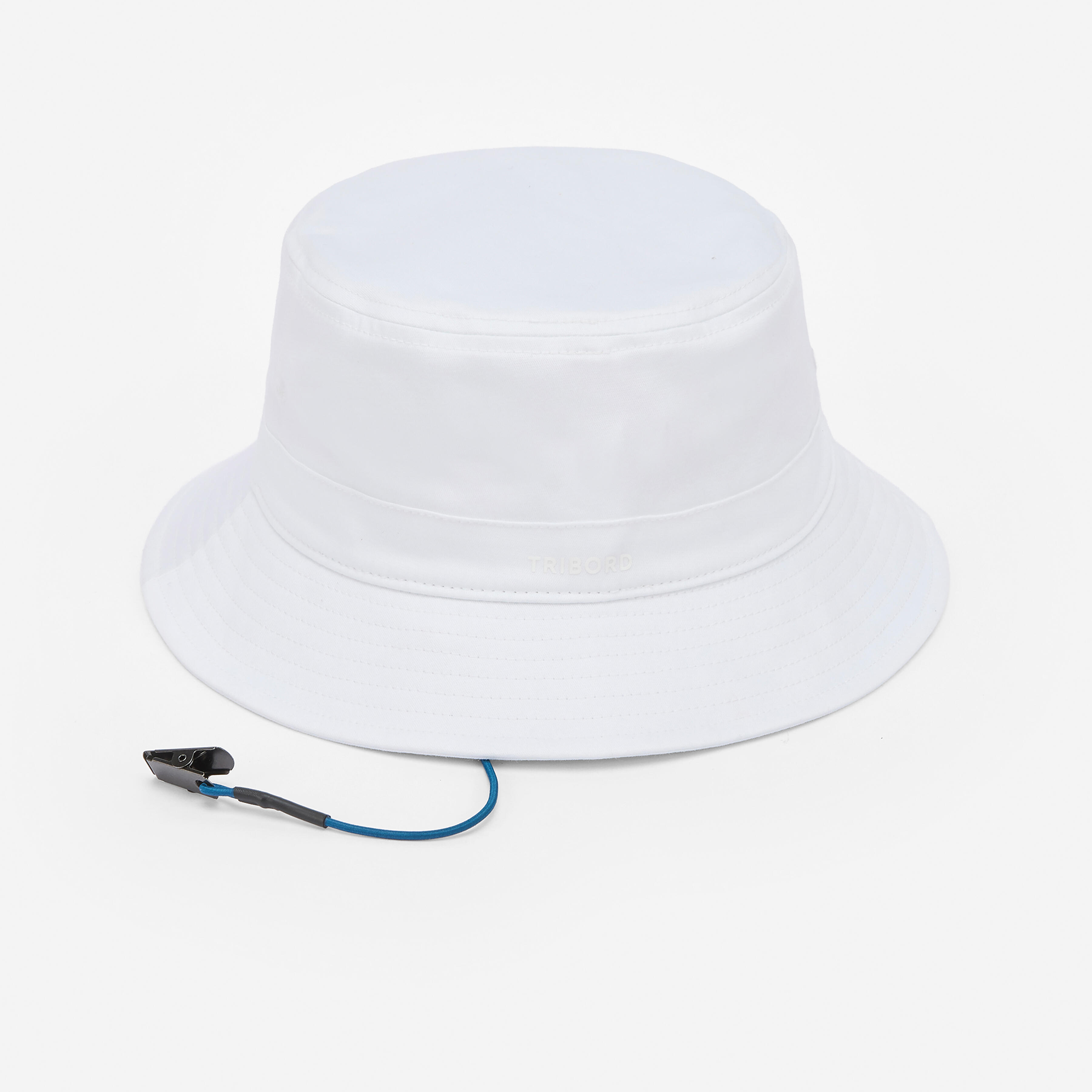 Adults’ Sailing boat hat 100 - White cotton
