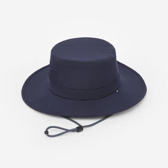 Chapeau bateau adulte, 500 bleu noir