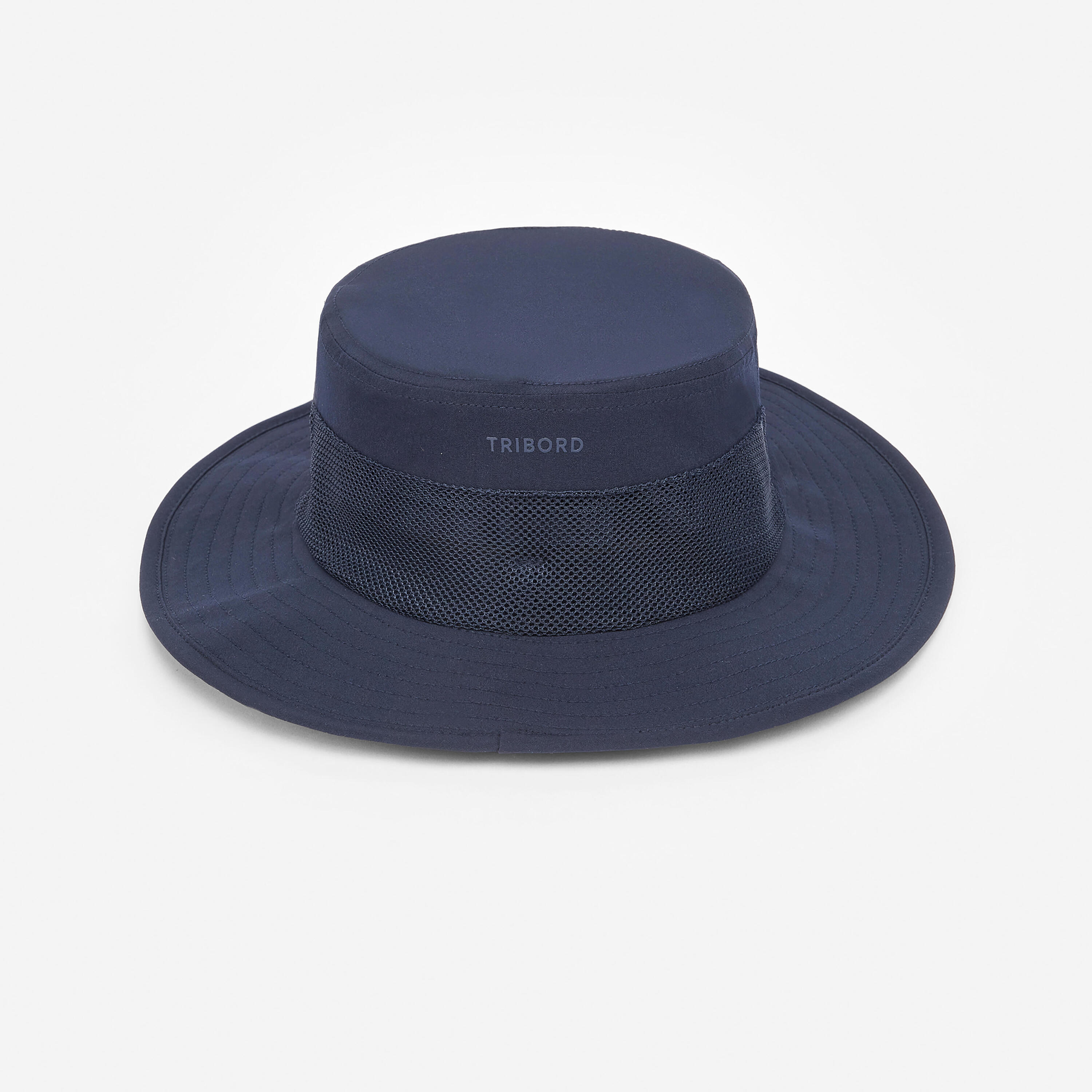 Cappello barca adulto 500 blu-nero 3/3