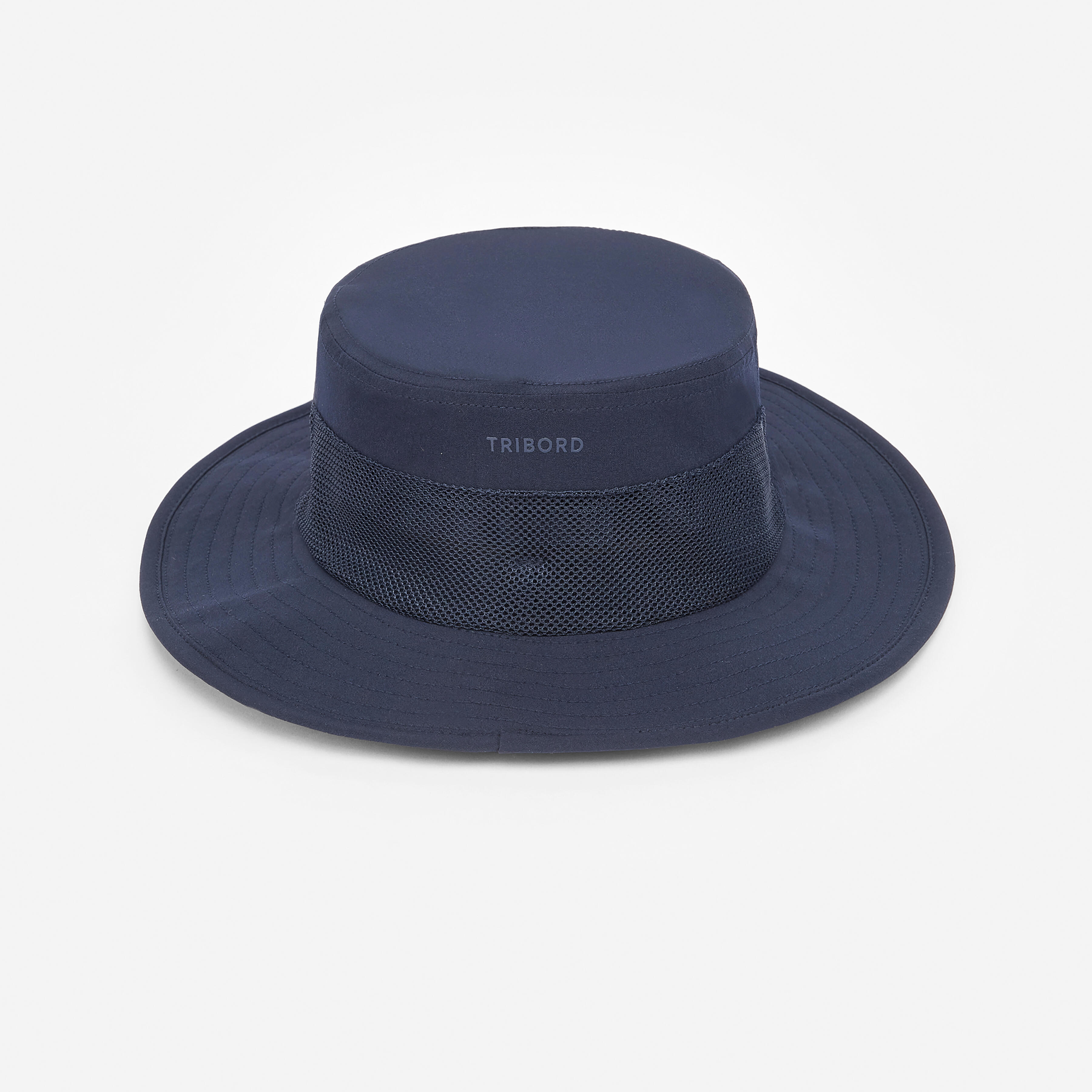 DECKY Cappello Uomo 5 Panelli Alto Profilo – Stile Rilassato In Misto Cotone, Navy/Bianco