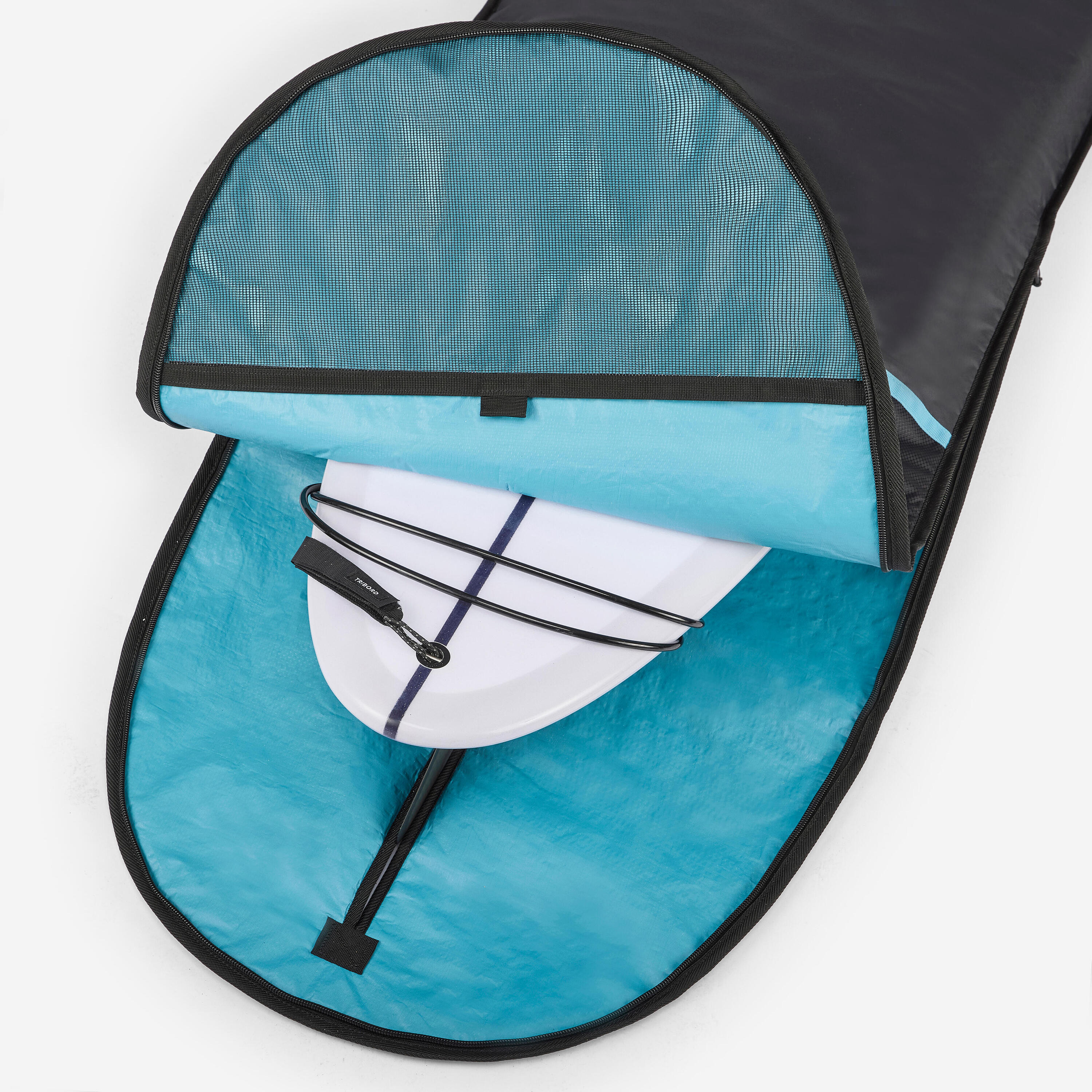 Housse surf boardbag 1 planche 8'2 maximum , 500 bleu 3/10