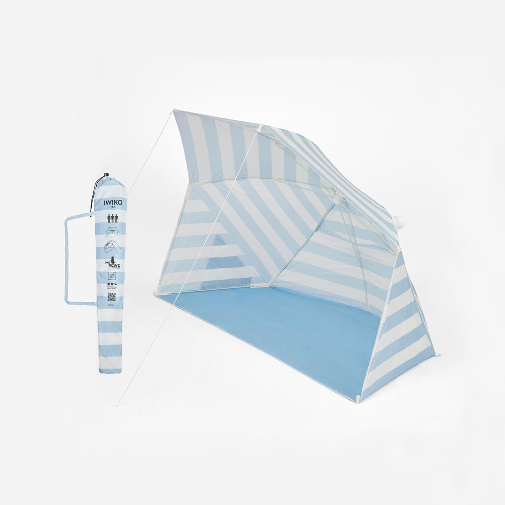 Tente de plage anti UV UPF50+ 3 places IWIKO - Dreamy blue
