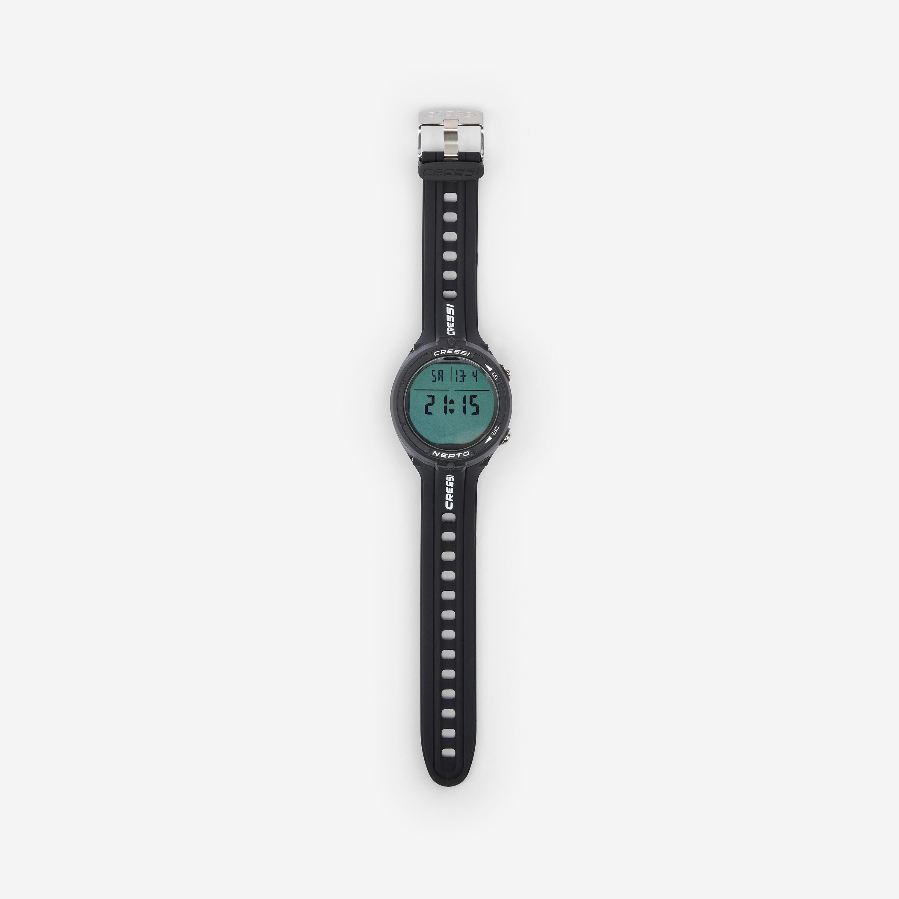 Nepto Freitaucher- und Speerfischeruhr Schwarz 2/7