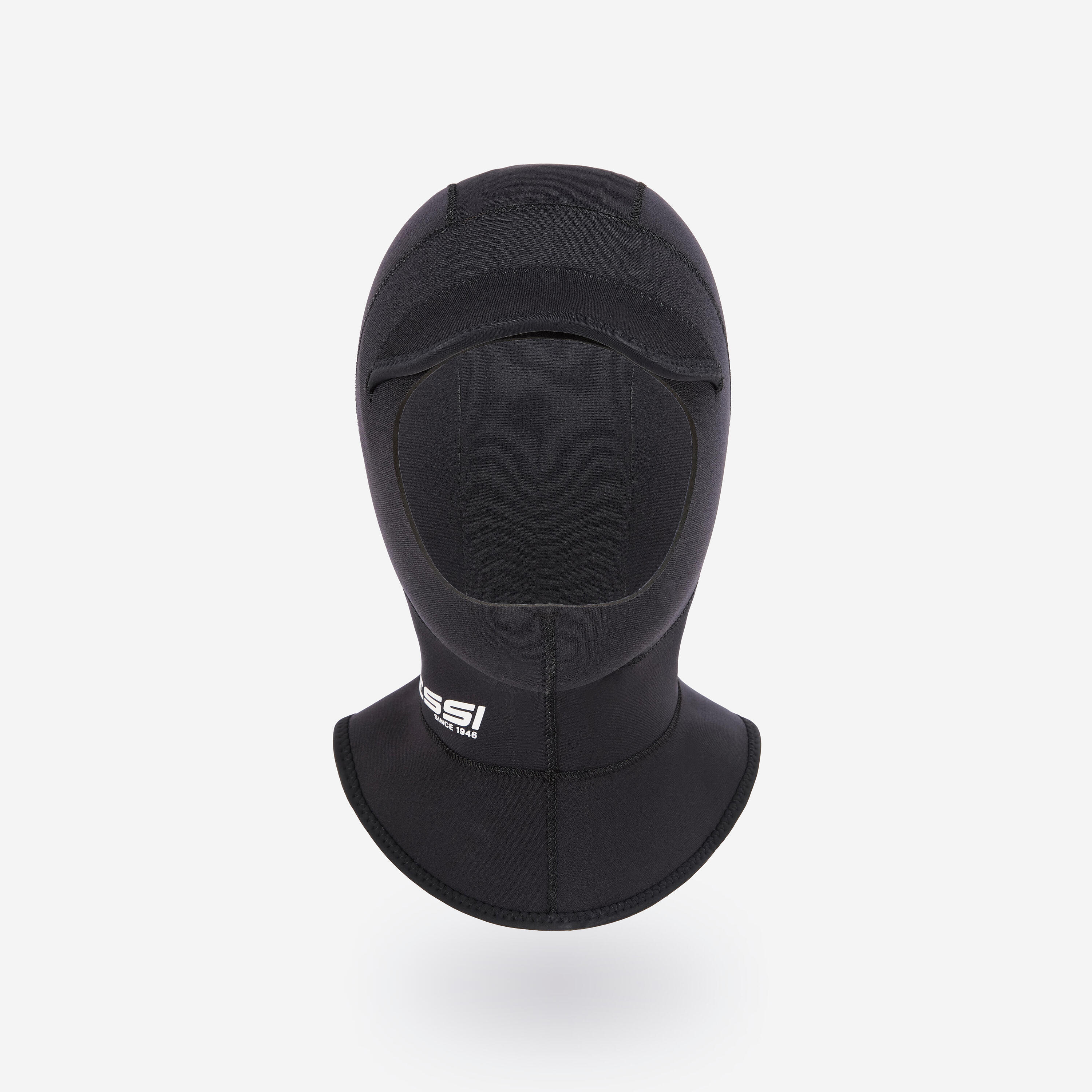 Duikkap 2 mm neopreen zwart 2/5