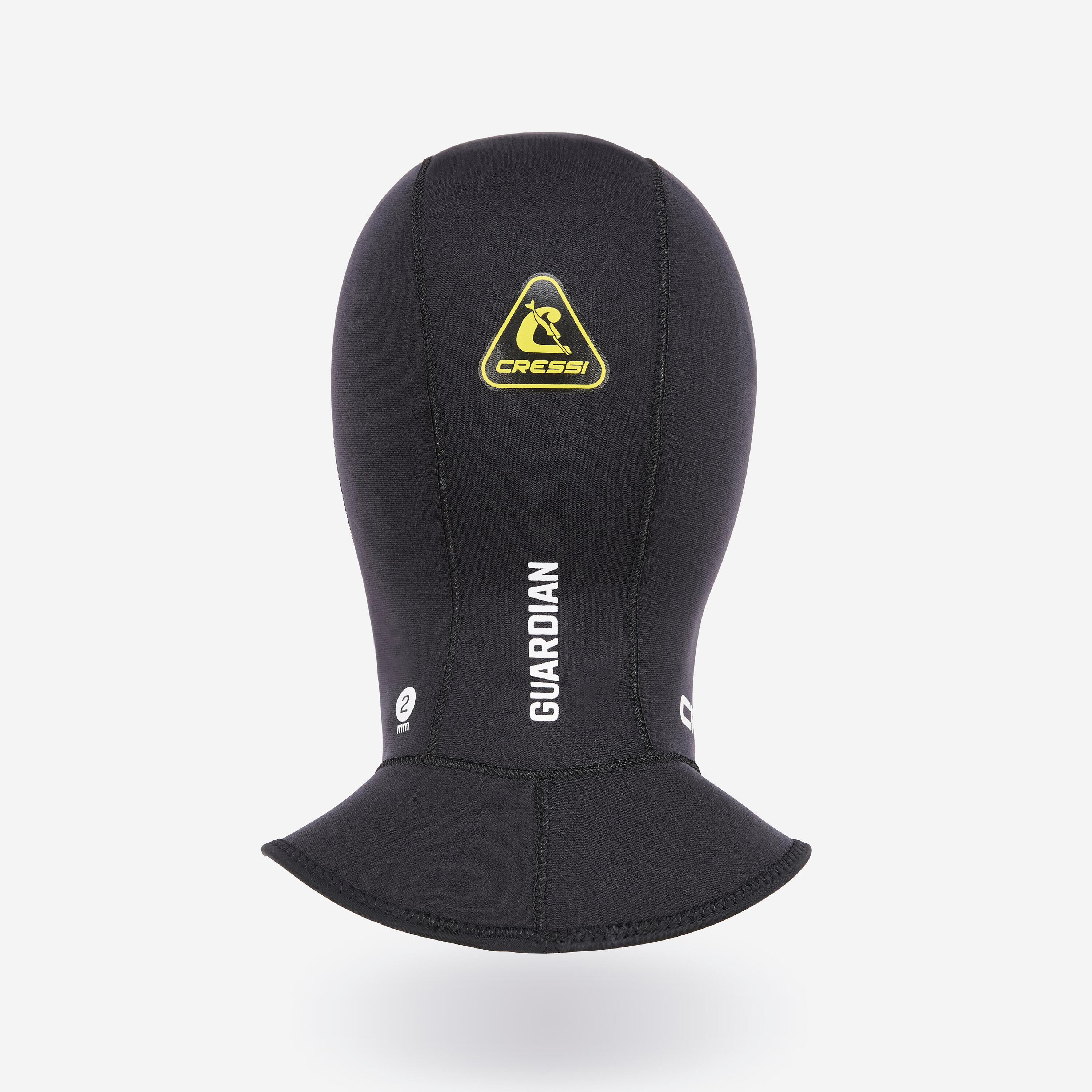 Duikkap 2 mm neopreen zwart 4/5