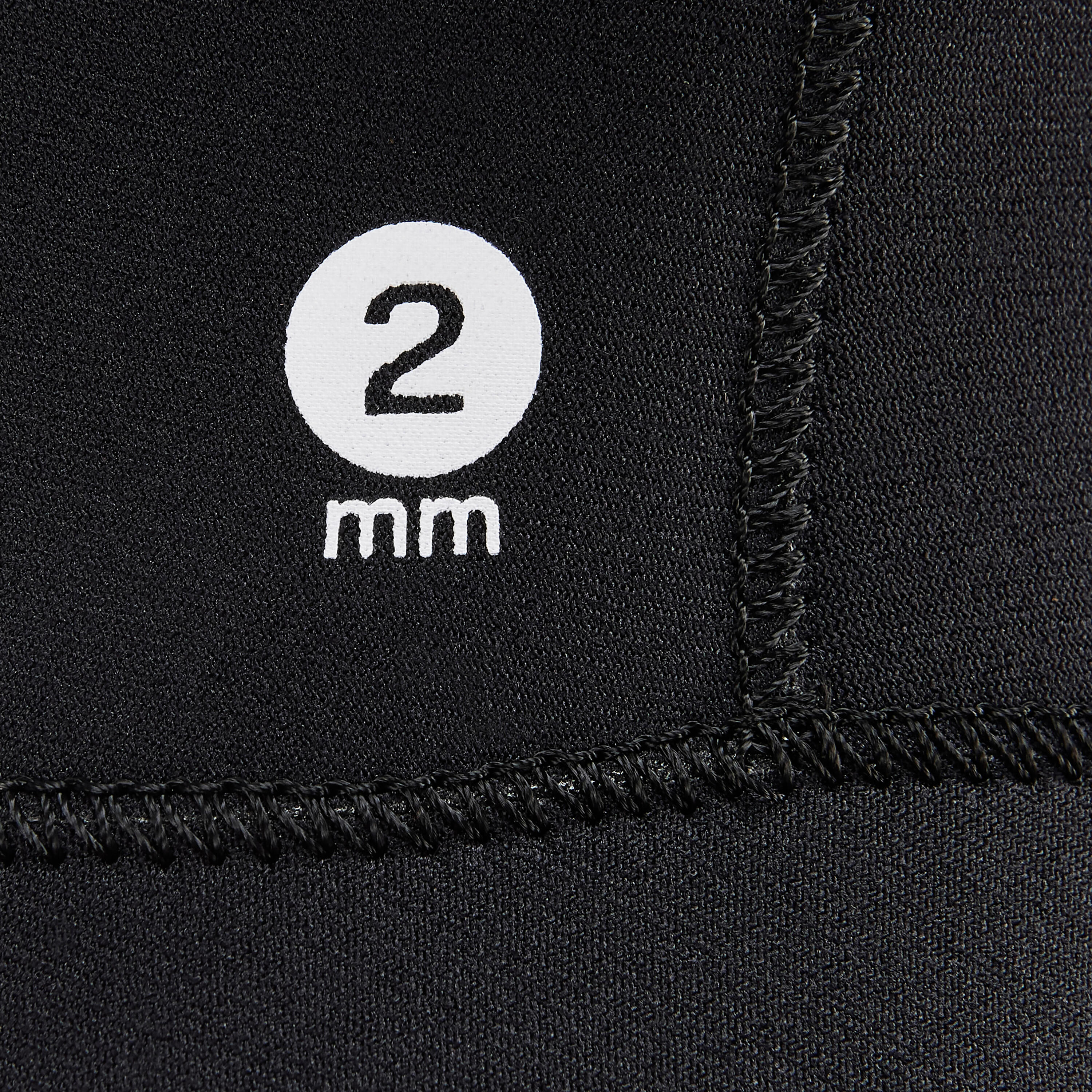 Duikkap 2 mm neopreen zwart 5/5