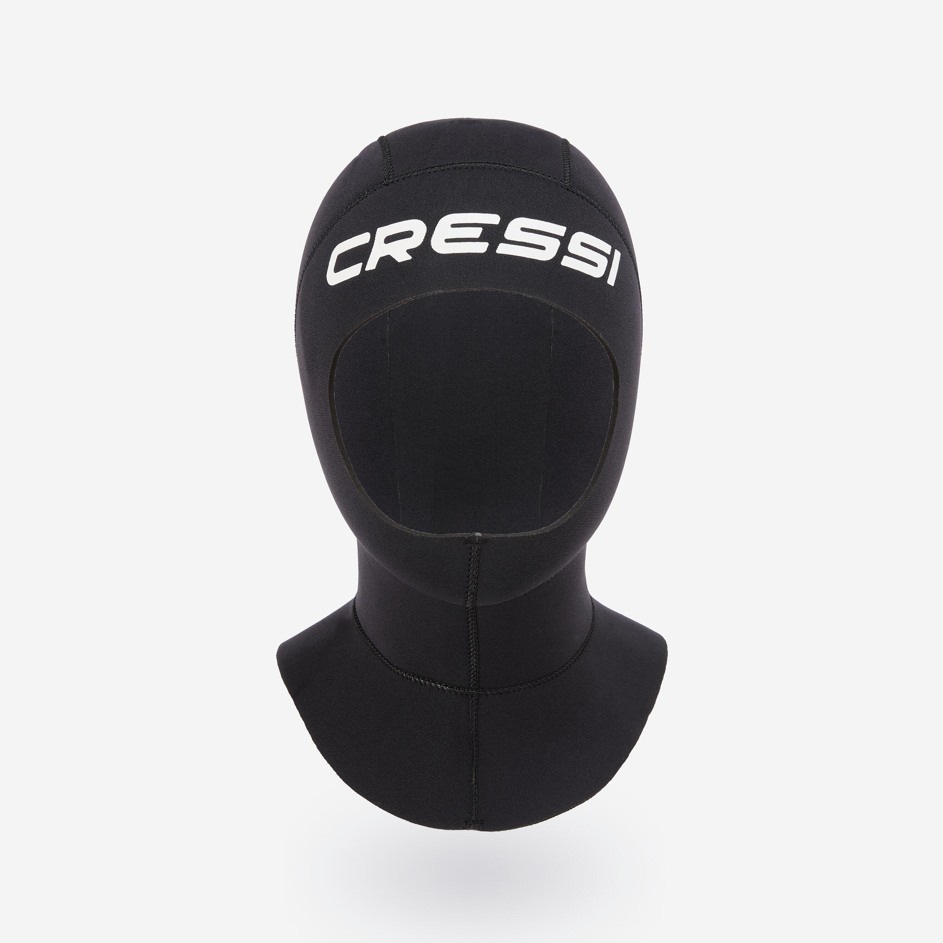 Capucha Buceo Resilient Hood Negro Neopreno 3 mm Pechera Larga 2/5