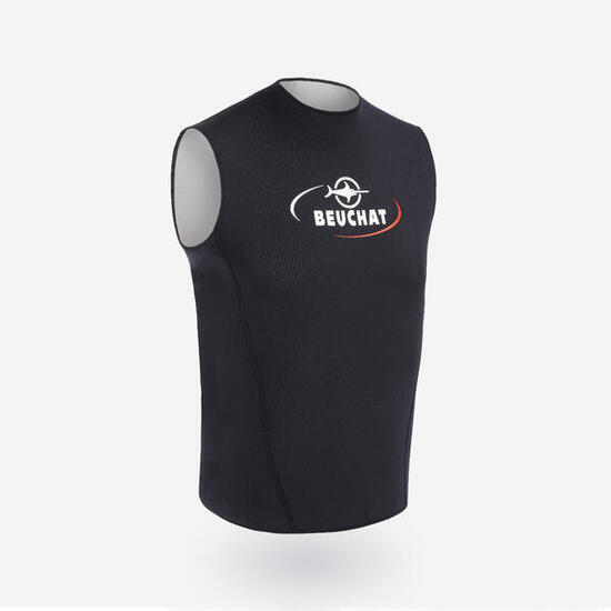 Top nurkowy "żyleta" męski Beuchat z neoprenu 2,5 mm