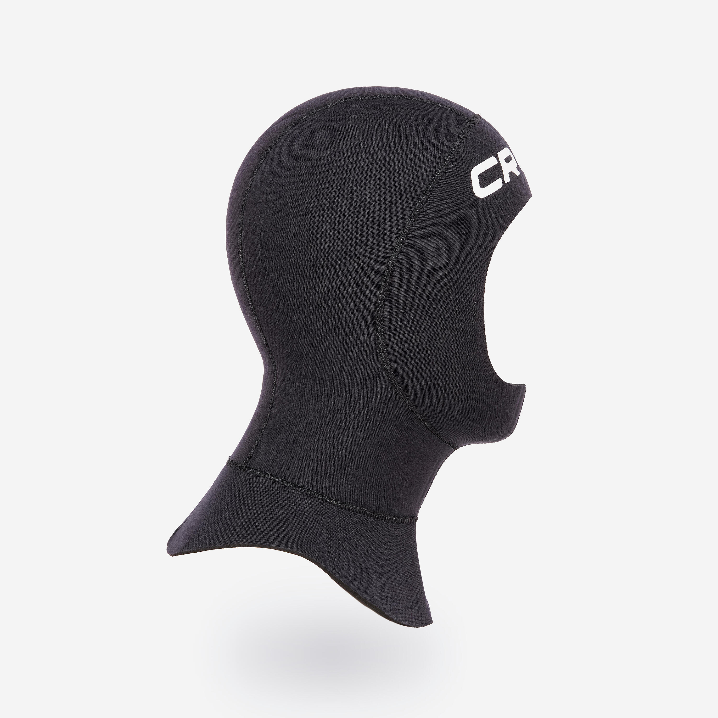 Capucha Buceo Resilient Hood Negro Neopreno 3 mm Pechera Larga 3/5