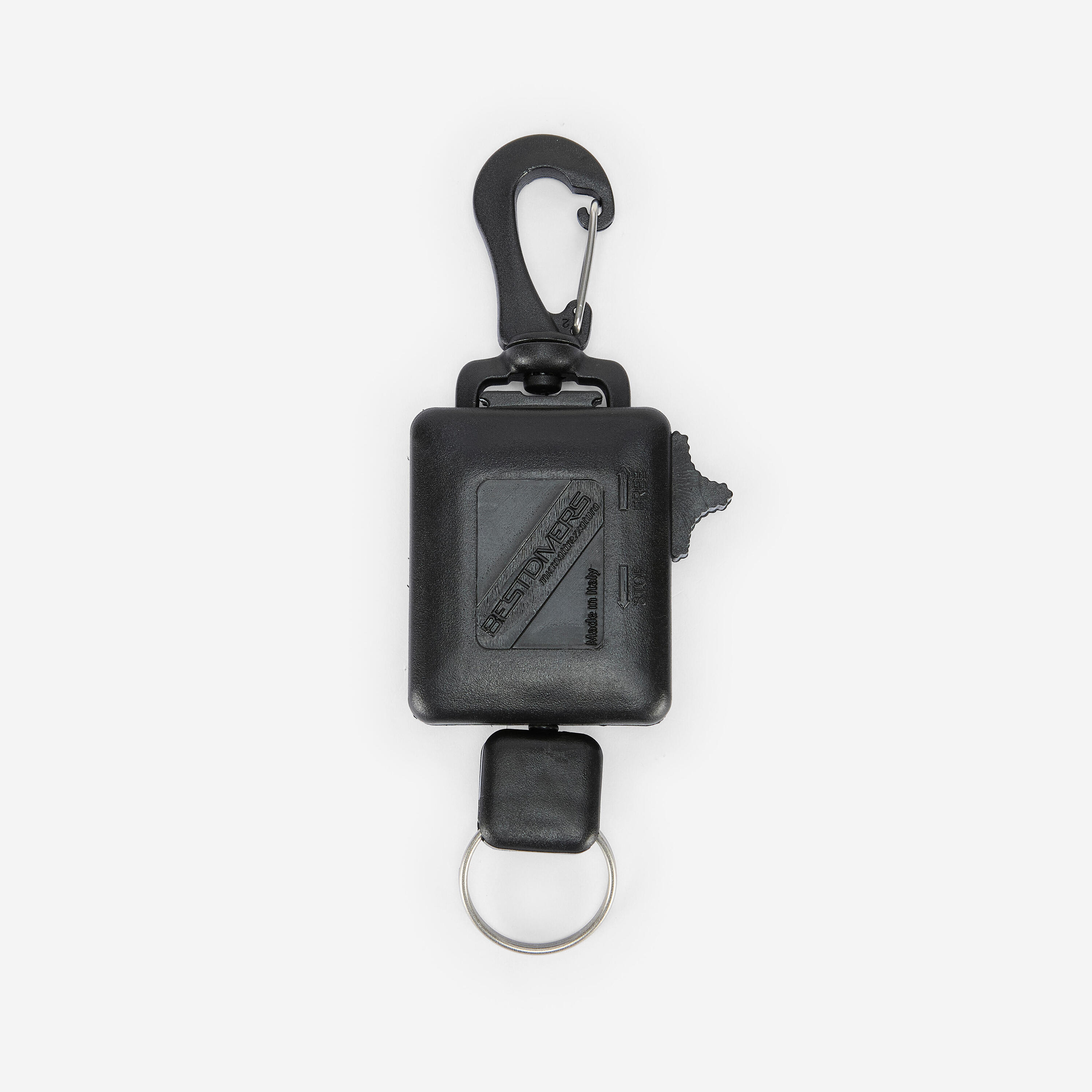 Duikretractor met Dyneema-koord 90 cm en vergrendelknop 2/6