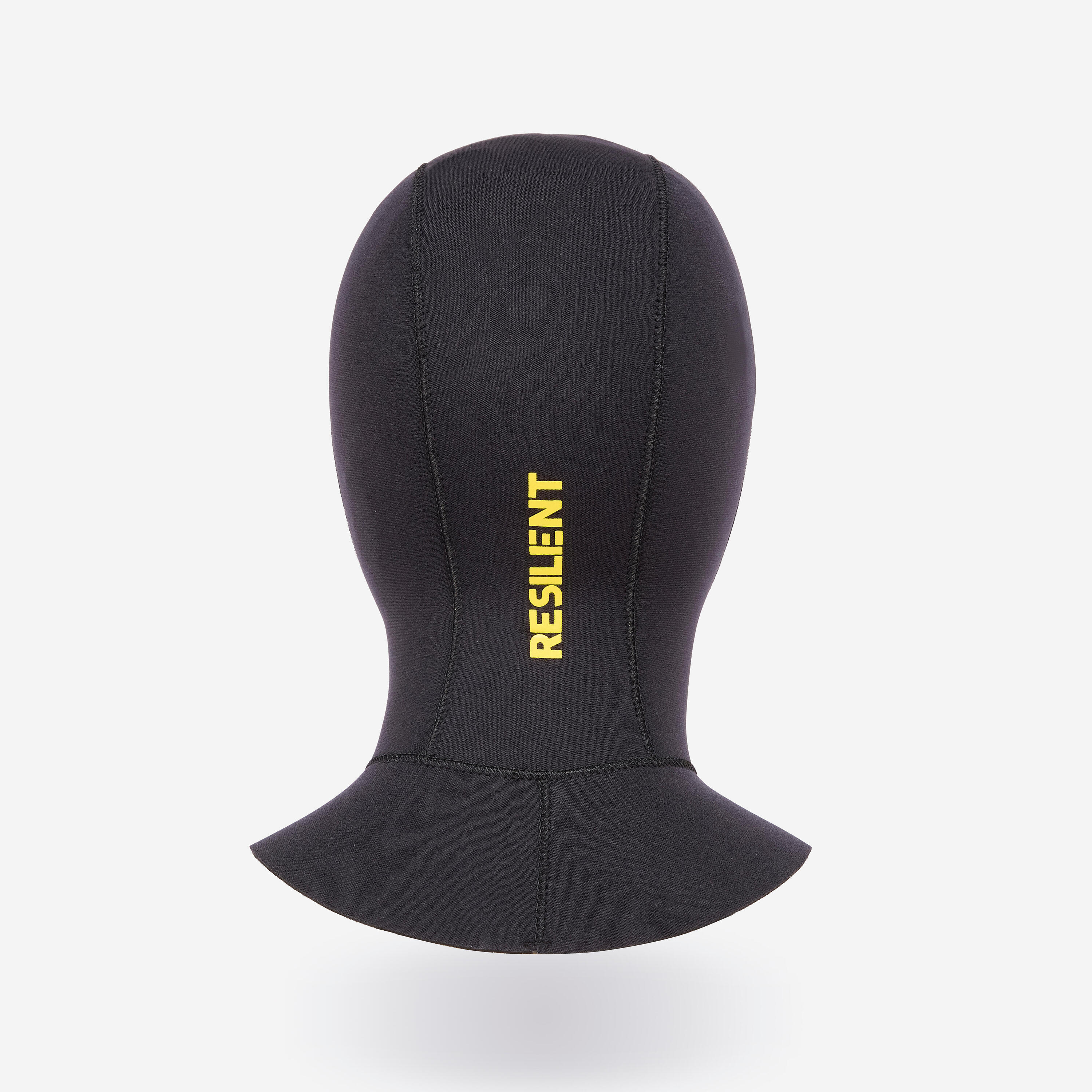 Capucha Buceo Resilient Hood Negro Neopreno 3 mm Pechera Larga 4/5