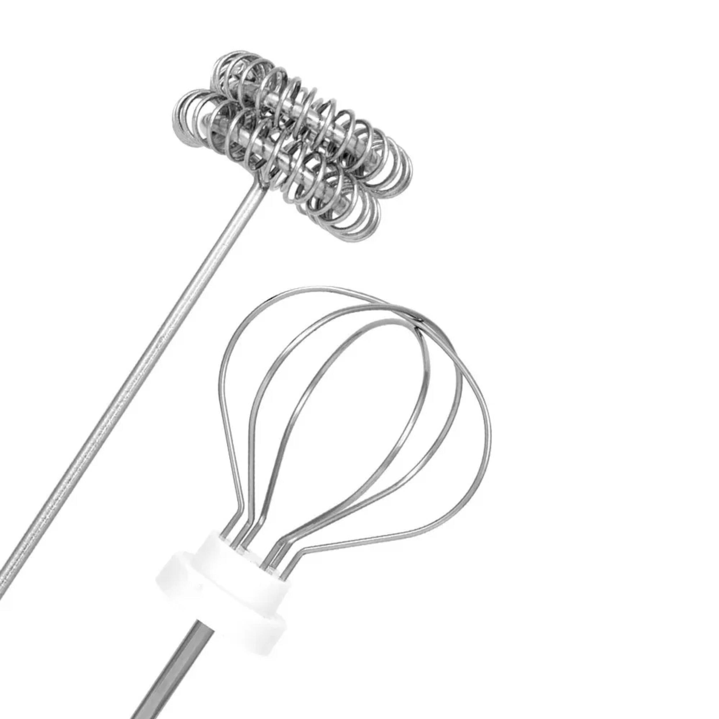 Melkopschuimer Pro oplaadbaar, zilver 2/4
