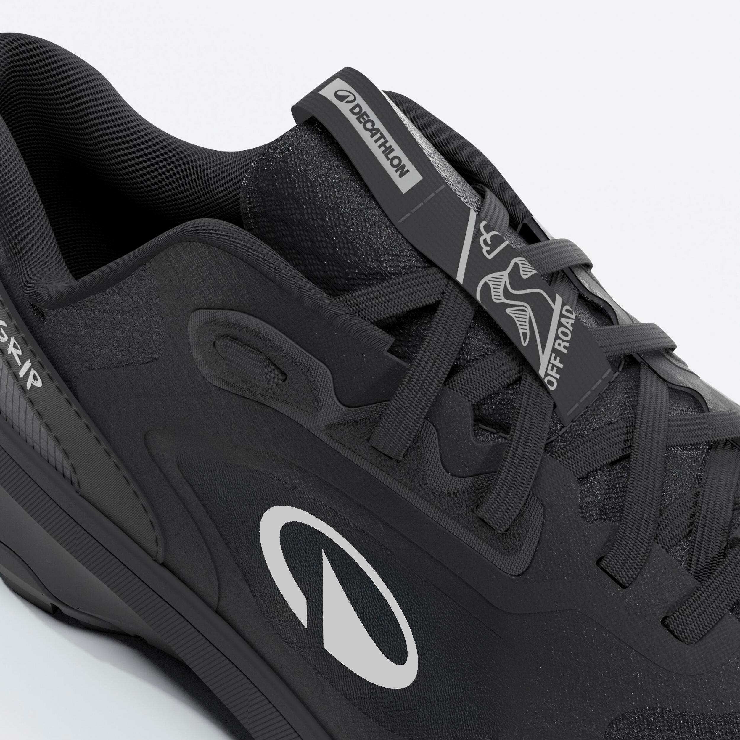 Lauf-- und Trailrunning-Schuhe Herren, Kiprun JF 190 Grip Full Black 5/5