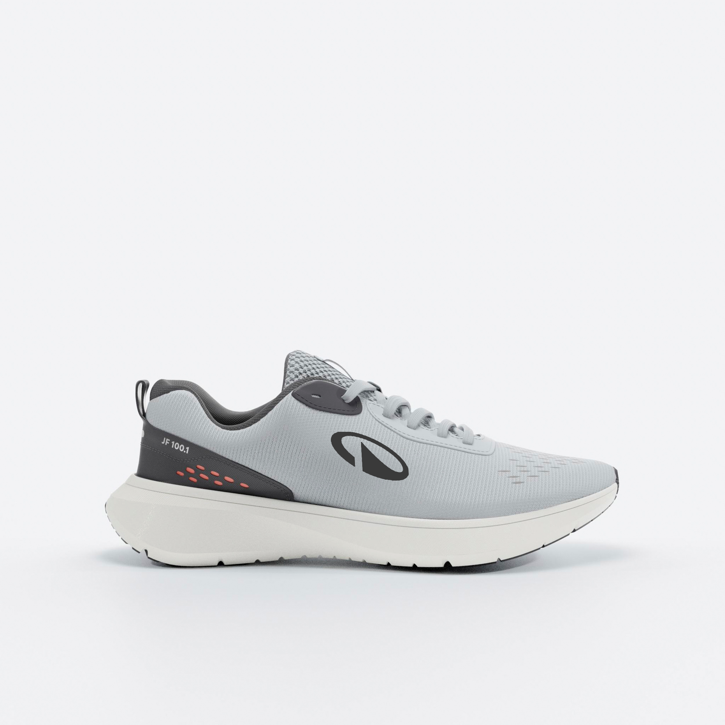 Chaussures de running homme jogflow 100.1 gris orange - Textile athlétisme - Kalenji- Clubs - Entreprises - Collectivités - Associations