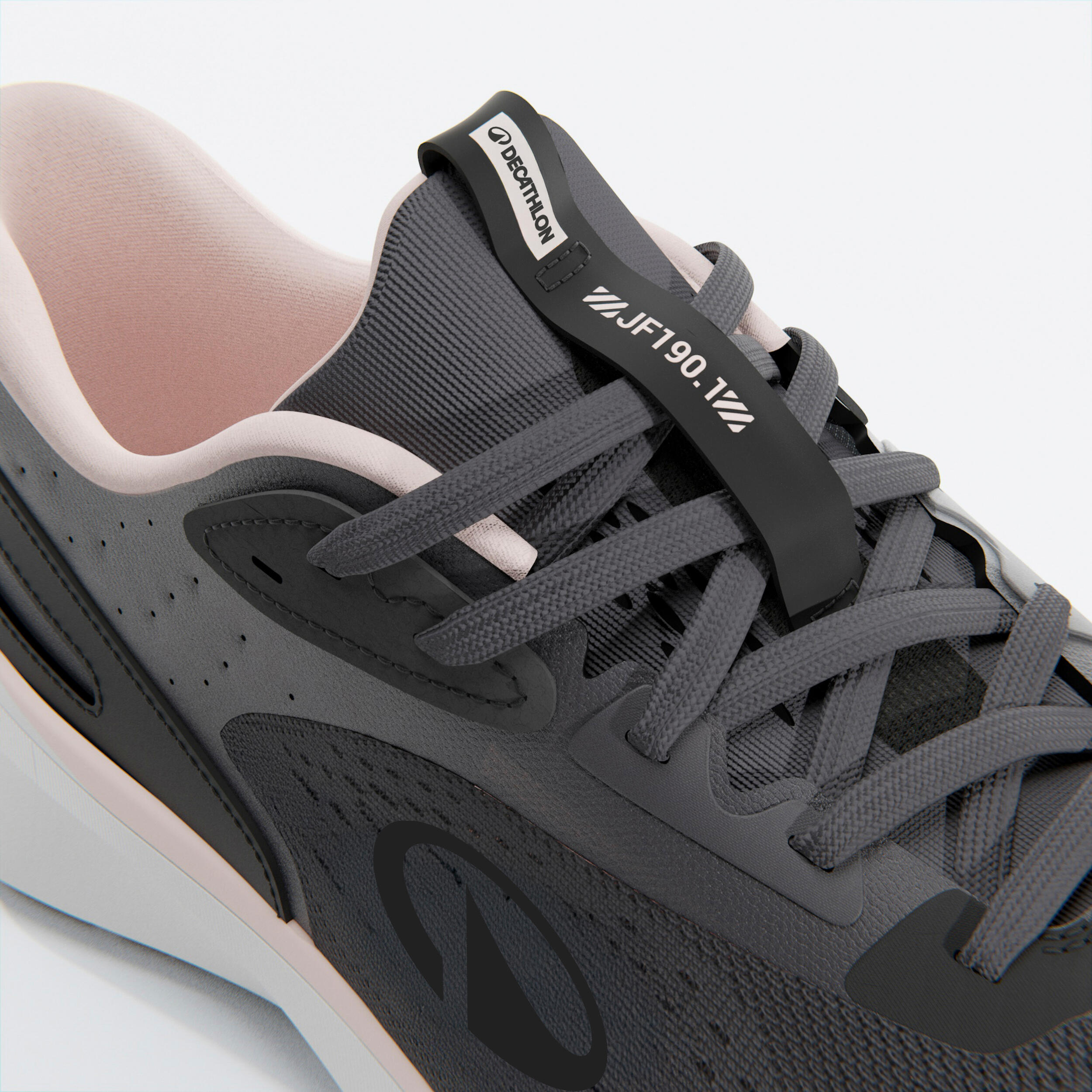 Scarpe running donna JOGFLOW 190.1 nero-rosa 9/10