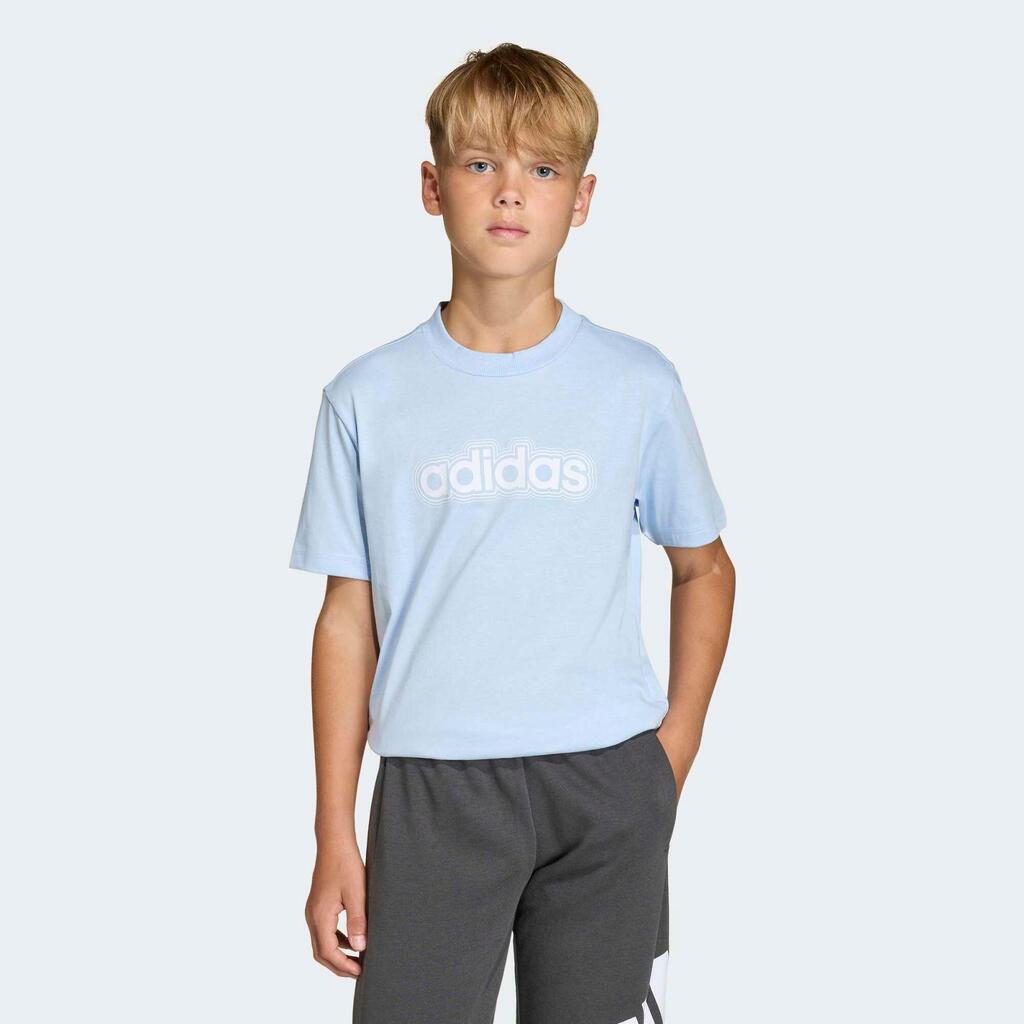 T-Shirt Kinder Baumwolle - hellblau 