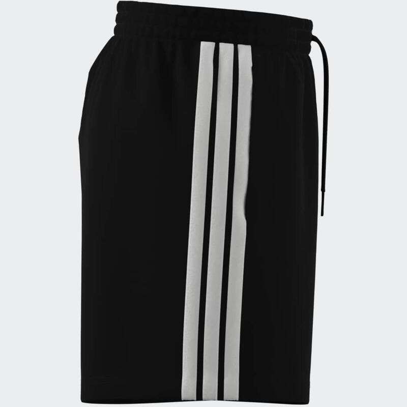 Șort din bumbac cu buzunar ADIDAS negru, bărbați
