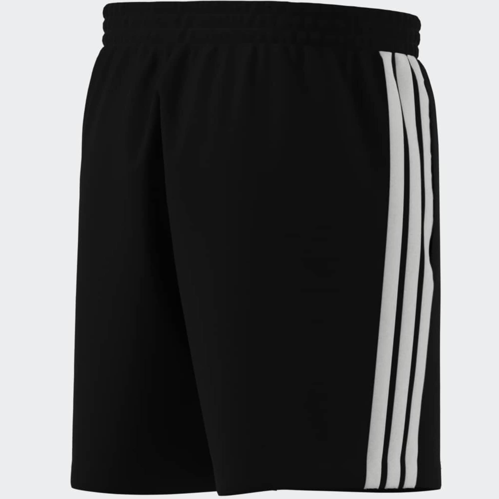 Short en coton avec poche pour homme, noir 9/10