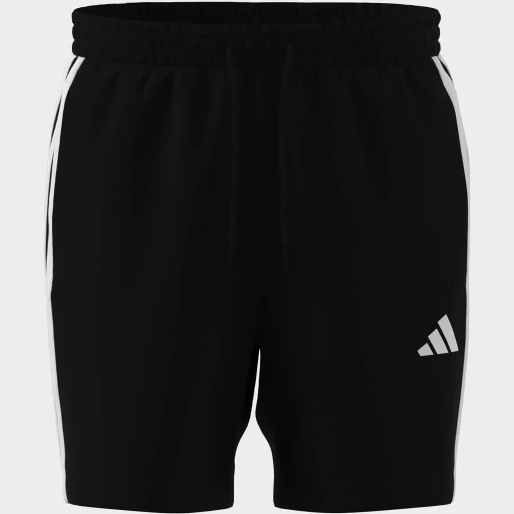 Short en coton avec poche pour homme, noir 8/10