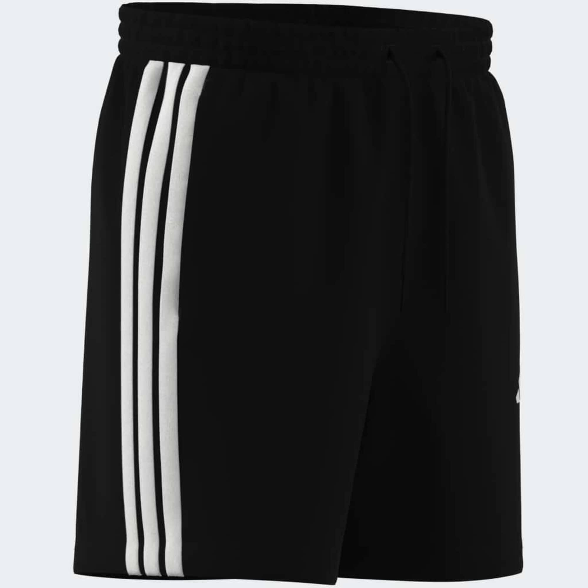 Short en coton avec poche pour homme, noir 7/10