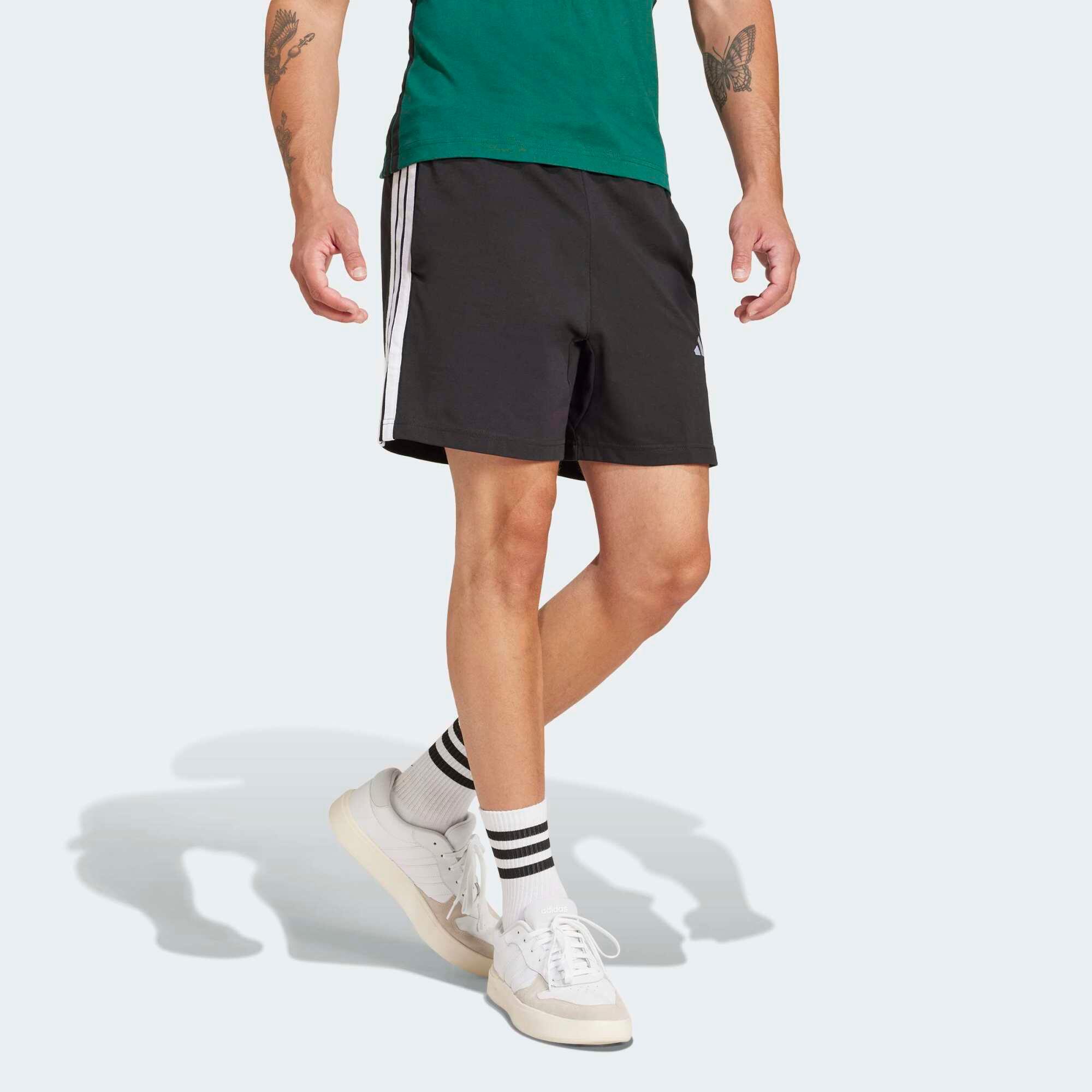 Short en coton avec poche pour homme, noir 3/10