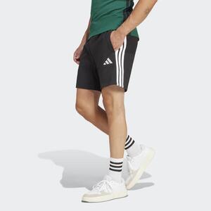 Pantalón corto de algodón con bolsillo para hombre, negro