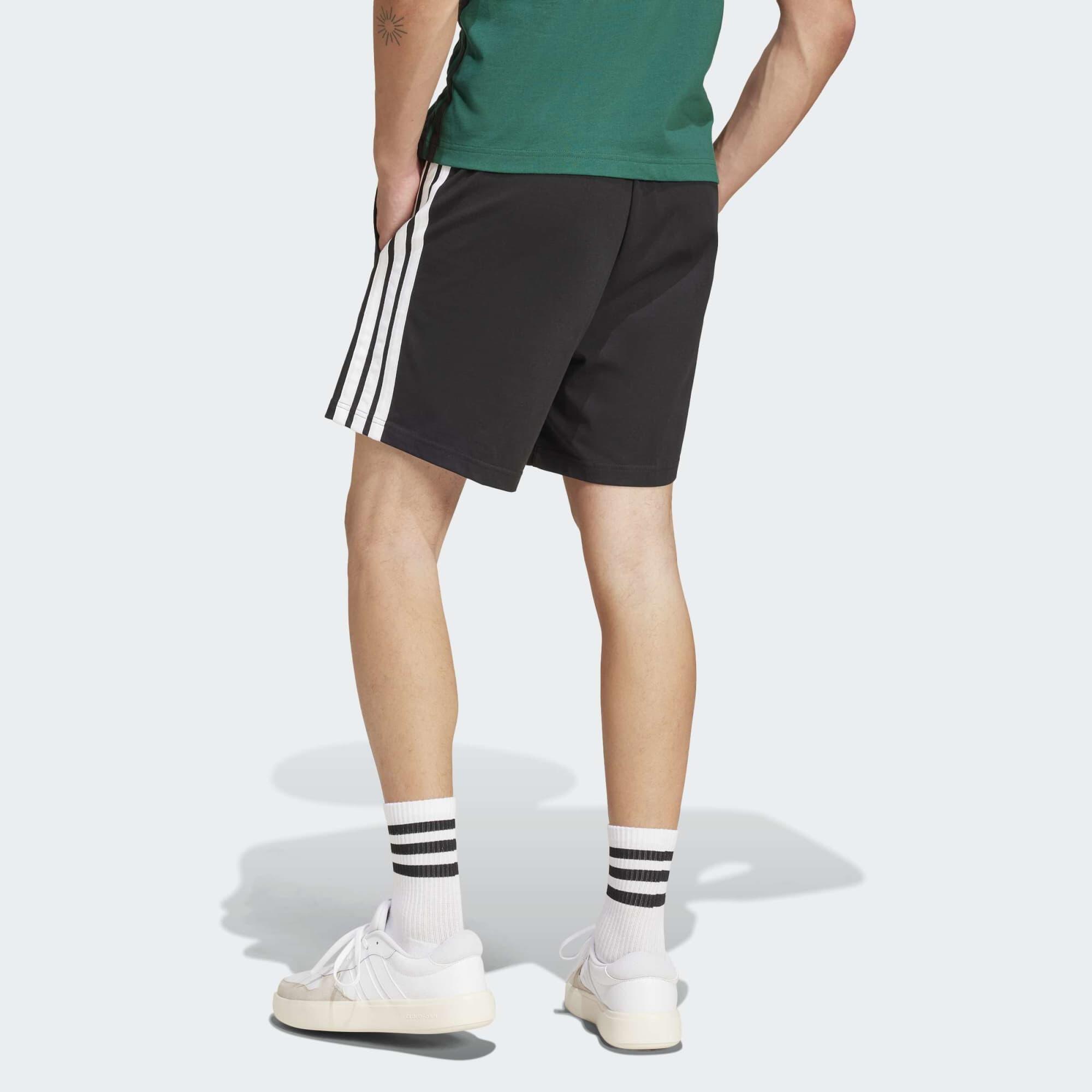 Short en coton avec poche pour homme, noir 2/10